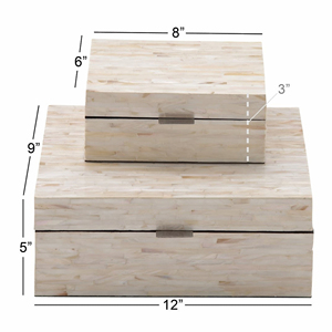 Dernière boîte d'incrustation en nacre de haute qualité, cadeau et bijoux ou accessoires de bijoux en nacre - Product Image 4