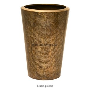 Elegant Look Handmade Bronze Minimalist Tabletop Flower <b>Vase</b> With Smooth Rounded Design For Home And Hotel Living Room Decor - Product Image 4