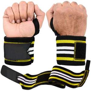 Las muñequeras para levantamiento de pesas brindan una estabilidad constante a las muñecas para los levantadores que realizan cargas de entrenamiento pesadas. - Product Image 3