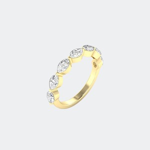 TAURUS JEWELS 925 Sterling Silver Marquise Shape Lab Grown Diamond <b>Ring</b> Women Luxury 1.00CTW IGI Certified EF Color VS-VVS - Product Image 6