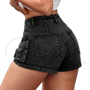 Shorts de Mezclilla Casuales para Mujer, Precio al por Mayor, Alta Calidad, Transpirables, Ligeros, Color de Última Moda, Diseño Corto - Product Image 1