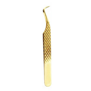 Pince à cils en acier inoxydable avec embout en microfibre, légère, pour extensions de cils, qualité supérieure, durable - Product Image 2
