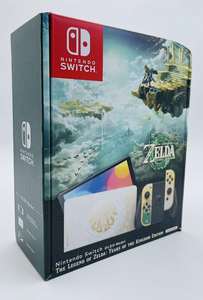 Console portable Switch OLED toute neuve, édition The Legend of Zelda Tears of the Kingdom, PRÊTE À ÊTRE EXPÉDIÉE - Product Image 3