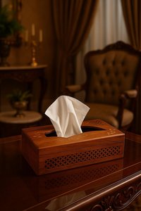 Organizador de Mesa de Madera de Alta Calidad, Cubierta Moderna para Caja de Pañuelos, para Hotel, Fiesta, Oficina, Escritorio, Organizador Decorativo Atractivo - Product Image 6