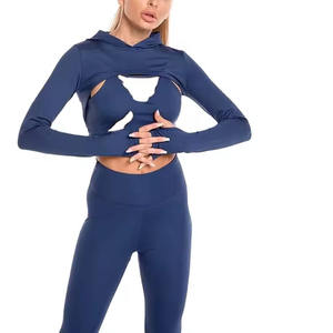 Nouvel ensemble de yoga respirant d'été : débardeur de sport push-up et legging taille haute élastique, ensemble de fitness sans couture 2 pièces - Product Image 5