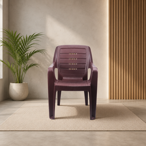 Modern Plastic SUMO STRIPE <b>Stackable</b> <b>Outdoor</b> <b>Chair</b> Apartment Villa Home Office Living Room Hotel School Bar Park Hospital Use - Product Image 2