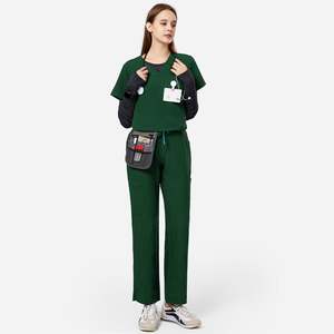 Élégant Infirmière Gommage Jogger Ensembles Uniforme Spa Clinique Dentaire Salon De Beauté Soins Infirmiers Médicaux Scrubs Uniformes Ensembles Uniformes D'hôpital - Product Image 5
