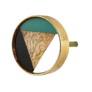 PERILLAS DE PUERTA DE PIEDRA DE MÁRMOL ALTAMENTE PULIDAS CON FORMA Y TAMAÑO PERSONALIZABLES CON METAL DE LATÓN, Color Personalizado, Hecho en India - Product Image 1