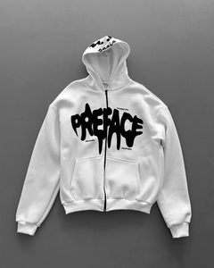 Premium Men's Boxy Cropped Sweatshirt Embossed Custom Logo Breathable Fleece Streetwear Hoodie DTG DTF Customizable Pattern - Product Image 6