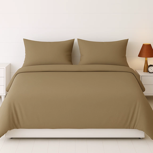 Nature Rest Olive Wood 300 TC Pure <b>Bamboo</b> Bedsheet Premium Cooling Breathable Soft Luxury Bedding for Hotels Export Supply - Product Image 1