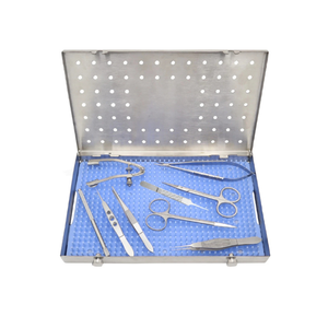 Juego de Instrumentos Quirúrgicos Oftálmicos para Pterigio de Alta Calidad, 10 Piezas, Acero Inoxidable Reutilizable, con Certificación CE - Product Image 1