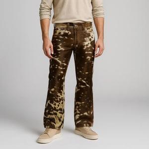 Pantalon en cuir véritable à poils de vache, design unique, unisexe, qualité supérieure, pantalon en cuir véritable pour homme, vente en gros de pantalons en cuir véritable - Product Image 1
