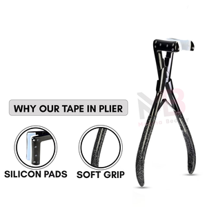 <b>Tape</b>-In Hair Extension Pliers Sealing Tool for Hair Stylists | Flat Surface Sealing Clamp Plier for <b>Tape</b> Extensions - Product Image 3