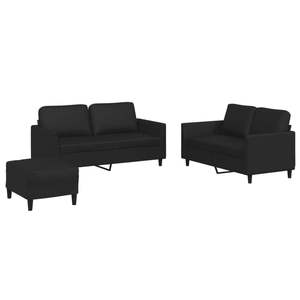 Black Living Room <b>Sofa</b> <b>Set</b> - Product Image 2