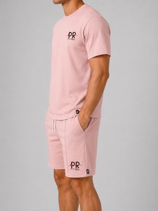 Lounge <b>Short</b> Set Two Piece Relaxed Fit <b>Men</b> T Shirt and <b>Shorts</b> Soft <b>Lightweight</b> Home Wear Sleepwear Casual Weekend Matching Se - Product Image 2