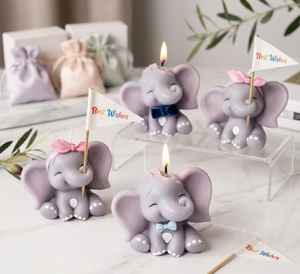 Natural Soy wax Animal Shaped <b>Candle</b> <b>Baptism</b> Gift <b>Candle</b> Luxury Cute Birthday <b>Candle</b> Customize Box Available Personalized Label - Product Image 4