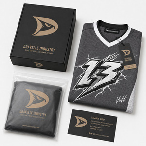 เสื้อกีฬาผู้ชายแบบโอเวอร์ไซส์ผ้าโพลีเอสเตอร์พร้อมลายปักหมายเลข 13 แบบสกรีนพิมพ์ - Product Image 5