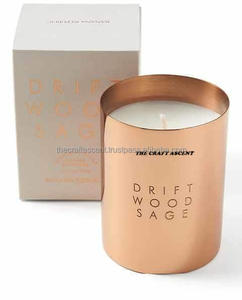 Vente en gros de pot à bougie vide en laiton personnalisé avec couvercle pot fini poli récipient à bougie de luxe en métal pour la décoration intérieure parfumée en cire de soja - Product Image 3