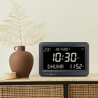 AL FATIHA usine islamique numérique musulman Athan heure de prière Ramadan Masjid mosquée LCD Azan horloge murale de table