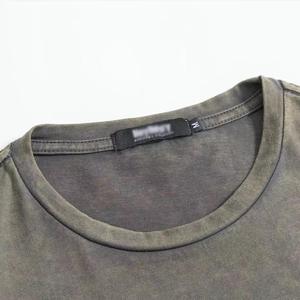 Oversized Men's Cotton T-<b>Shirt</b> With Star Applique Patchwork Design Casual <b>Summer</b> <b>Shirt</b> - Product Image 4