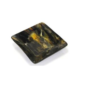 Cuenco de cuerno pulido hecho a mano con patrón de caparazón de tortuga para servir alimentos, diseño vintage, plato decorativo con patrón, decoración del hogar - Product Image 4