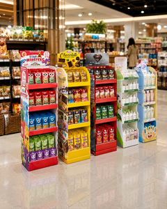 Exhibidor de Piso Rectangular de Acrílico para Supermercado, Estantería de Múltiples Niveles de PC para Mayor Visibilidad del Producto y Mayor Participación del Cliente - Product Image 4