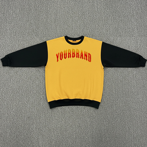 Wholesale <b>Men</b> Graphic Print Heavy Cotton Oversized Sweatshirt Hip Hop Streetwear Fashion <b>Pullover</b> Factory Price - Product Image 4