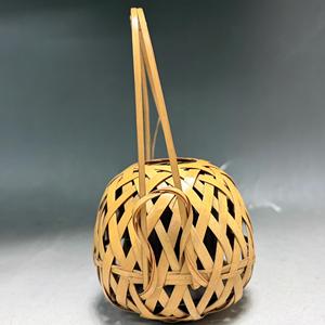 Cesta de Flores de Bambú Temari Vintage, Hecha a Mano, Tejido Japonés de Bambú, Florero de Tallo Único, Ikebana, Decoración para el Hogar, Proveedor de Adornos - Product Image 5