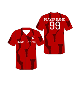 Camiseta de Fútbol Personalizada para Hombre con Cuello en V, Impresión Sublimada, Poliéster que Absorbe la Humedad, Nombre del Equipo 99, Rojo, Negro, Blanco - Product Image 2