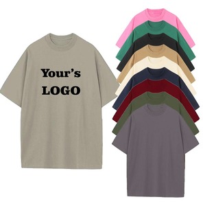 เสื้อยืดผู้ชายไซส์ใหญ่สไตล์คลาสสิกจากปากีสถาน ขายส่ง โลโก้ด้านหน้าสั่งทำได้ สีสันหลากหลาย เป็นมิตรต่อสิ่งแวดล้อม ผ้าฝ้าย 100% เสื้อยืดโอเวอร์ไซส์ รับผลิตแบบ OEM - Product Image 6