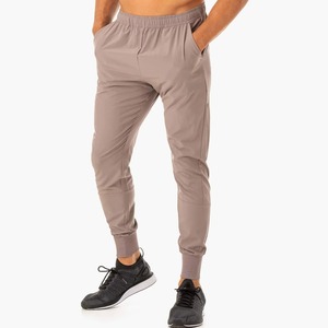 Men's Dark Mid Lightweight Elastic Waist Canvas <b>Joggers</b> Pockets Formal Sweatpants Wide Leg Cargo <b>Stacked</b> Trousers Breathable - Product Image 6