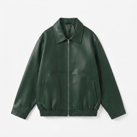 Veste coupe-vent décontractée pour homme, noire, imperméable, respirante, en toile, à col montant, entièrement zippée, avec ourlet élastique, idéale pour l'extérieur, personnalisable pour l'été