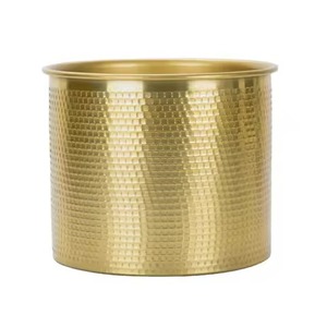 Elegante Maceta Metálica para Interiores y Exteriores, Maceta Decorativa para Plantas, Contenedor para Jardín, Balcón, Decoración del Hogar - Product Image 5