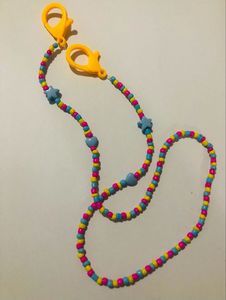 Designer Embroidered Beaded <b>Lanyard</b> Handmade Accessory <b>for</b> <b>Keys</b> Cards and Phone - Product Image 1