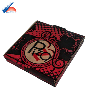 Caja de pizza marrón Kraft con impresión personalizada | Ideal para uso en restaurantes - Product Image 3