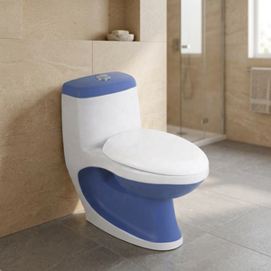 High End White Marble One Piece Toilet Automatic Deodorizing WC Ceramic Commode S <b>Trap</b> P <b>Trap</b> For Outdoor Hotel - Product Image 3