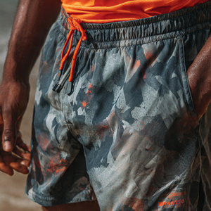 Workout Touch Training Sublimation Shorts Men Quick Dry Training Touch Shorts Mens 100% Polyester Sublimation <b>Trainer</b> Shorts Men - Product Image 3