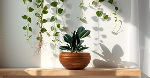 Petit pot en céramique multi-usages avec trous de drainage, pot décoratif pour plantes d'intérieur et d'extérieur - Product Image 6