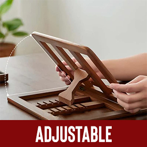 Ergonomic Wooden Laptop <b>Stand</b> Foldable Adjustable Laptop Holder Desktop Notebook Riser <b>for</b> Office and Home - Product Image 3