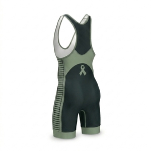 Custom Logo Wrestling Singlet | Heat Transfer Printed Weightlifting & Wrestling Singlet | Spandex Polyester Anti-Wrinkle Singlet - Product Image 5