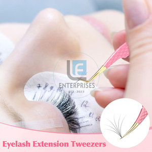 Pince à épiler pour extensions de cils en acier inoxydable, faite à la main, prix bas, haute qualité, réutilisable, durable, longueur 10 mm - Product Image 5