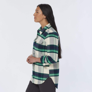 High Quality Plus Size Cozy Soft <b>Women's</b> <b>Flannel</b> <b>Shirts</b> Casual Style Button Decoration Work Autumn Season Layering Front - Product Image 2