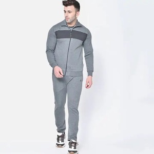 Survêtement pour homme, uni, décontracté, athlétique, à manches longues - Product Image 1