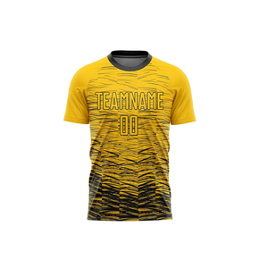 Op maat bedrukte voetbaltenues, snel drogende sportkleding met logo, naam en nummer voor clubs, wedstrijdtenues. - Product Image 2