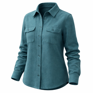 Chemises en flanelle sur mesure pour femmes - Commandes en gros, options de marque privée OEM, fournisseur direct d'usine - Product Image 3