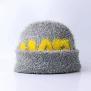 Hot Sale Unisex Winter <b>Beanie</b> Cap Customized High Quality Solid Breathable <b>Waterproof</b> 100% Acrylic Ski Jacquard Design - Product Image 2