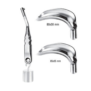 Lame de remplacement pour spéculum vaginal Scherbak Fig. 5, 4570 x 70 mm, en acier inoxydable, instrument médical gynécologique manuel - Product Image 1