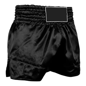 Men's Breathable Double-Layer Polyester & Silk Martial <b>Arts</b> Training Shorts 220g Fabric Customizable for Boxing/Kickboxing - Product Image 4