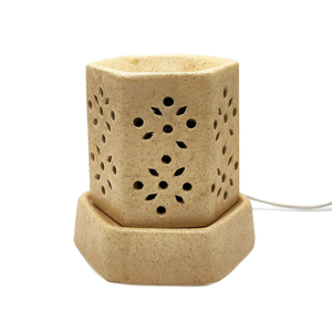 Handcrafted <b>Ceramic</b> Electric Aroma Oil <b>Diffuser</b> | Essential Oil Burner Table <b>Diffuser</b> for Home Fragrance Spa Decor Gift Premium - Product Image 1