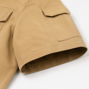 Camisa de Trabajo Duradera de Manga Corta con Dos Bolsillos con Solapa en el Pecho, Ranura para Bolígrafo en la Manga y Servicio de Bordado Personalizado - Product Image 5